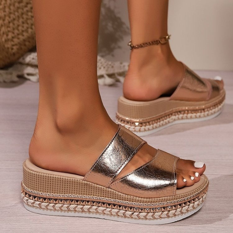 Comfort Wave – Sandalias de Plataforma Confortables para Mujer