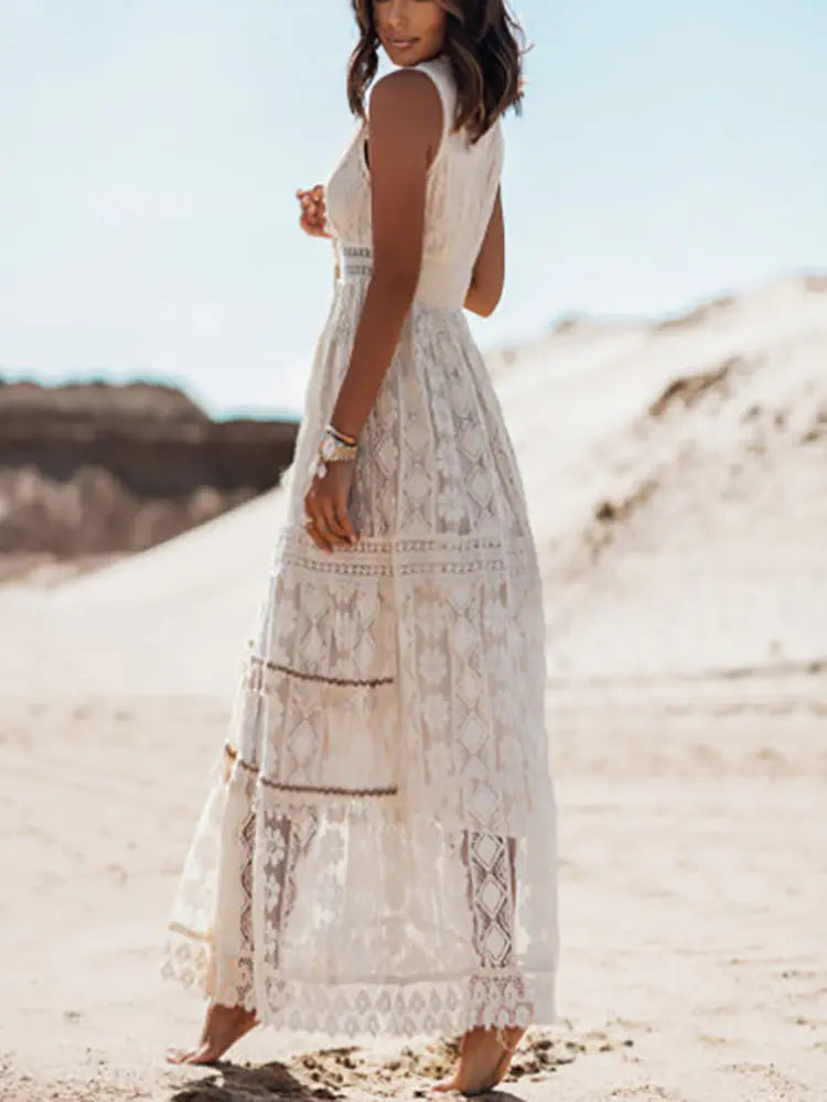 Boho Summer Sleeveless  Dress