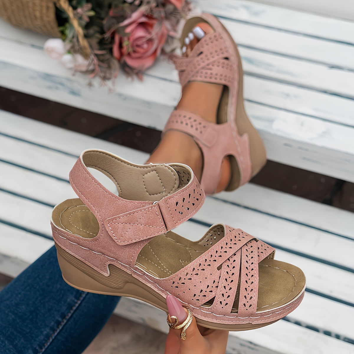 Sandale à talon Malaga Confort