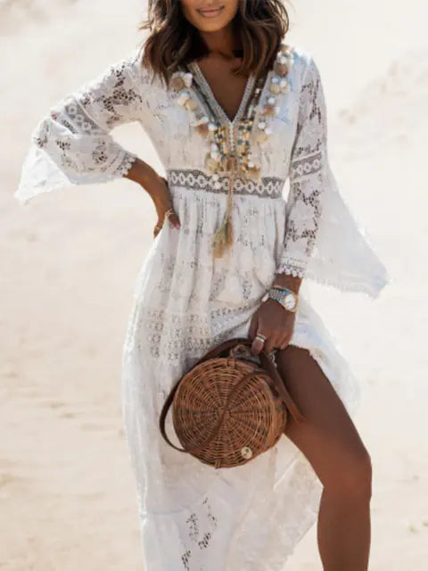 Boho Summer Sleeveless  Dress