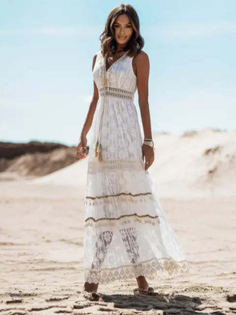 Boho Summer Sleeveless  Dress