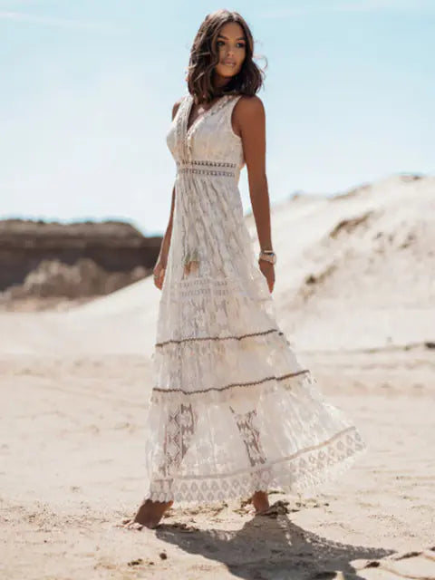 Boho Summer Sleeveless  Dress