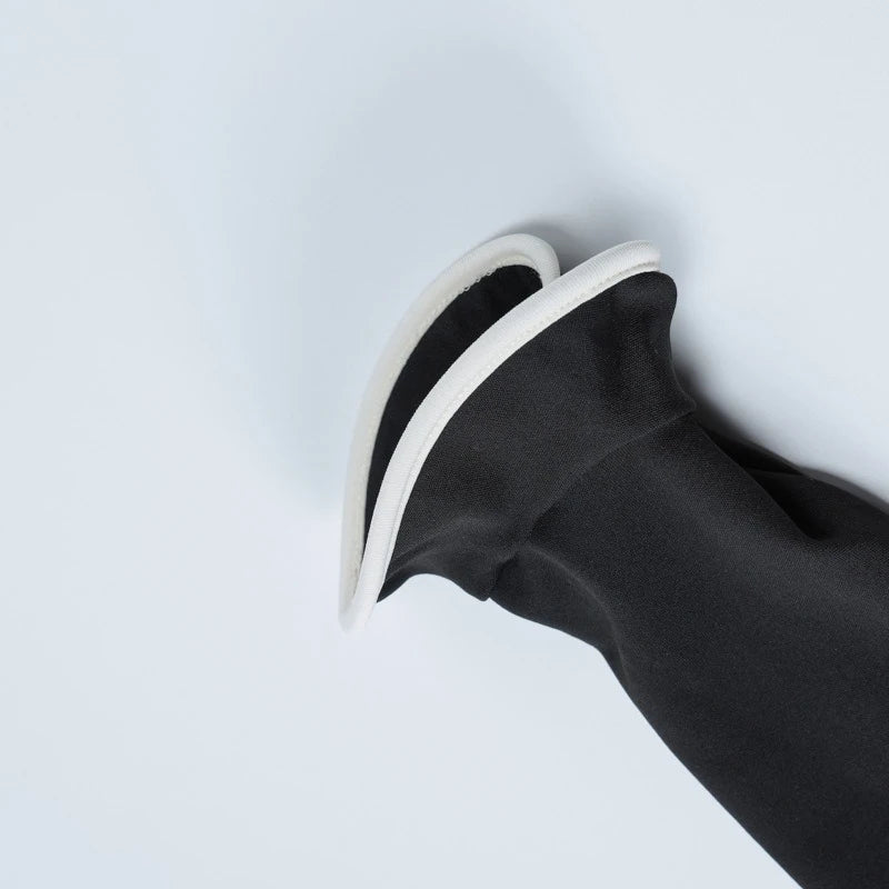 Serenity Bloom Mini – Chic Two-Tone Dress